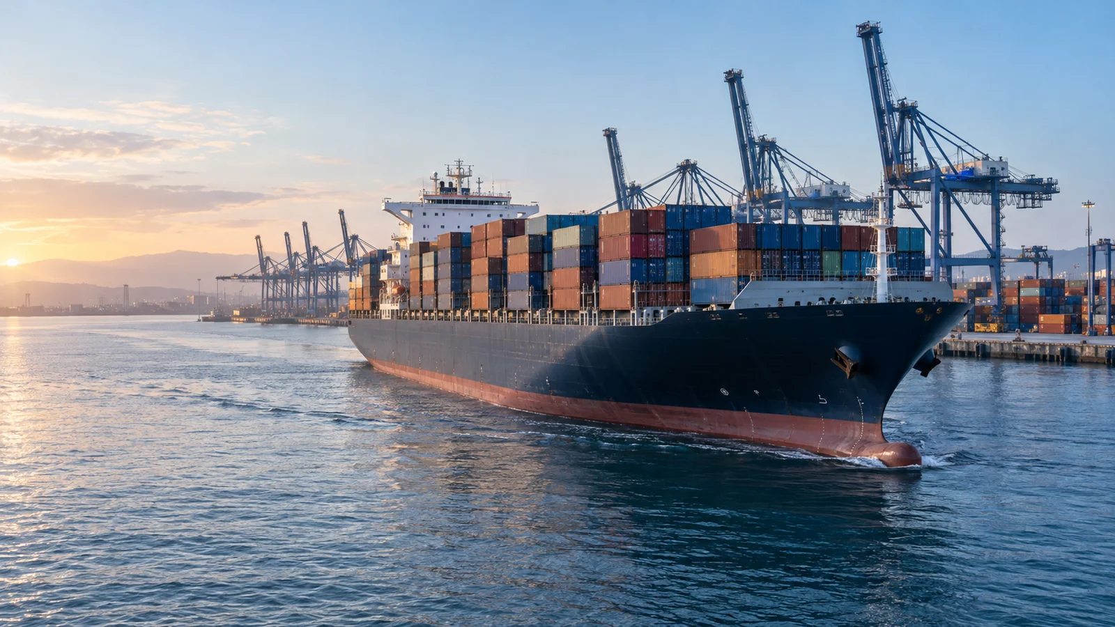 Emplacement visuel comparant le fret aérien et le fret maritime — Transport maritime