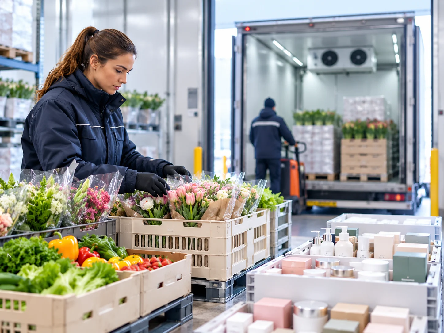 Autres marchandises sensibles transportées sous température contrôlée